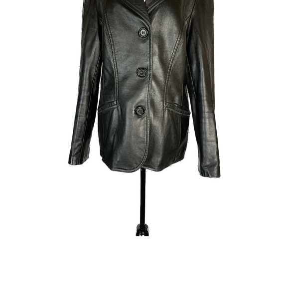 Vintage 1990's/Y2K DANIER Italian Leather Jacket/Coat - Picture 8 of 15